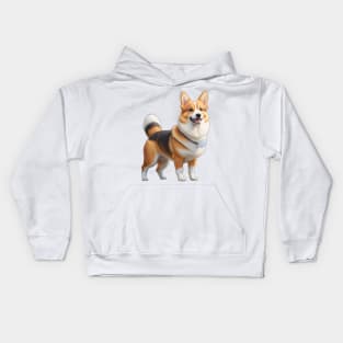 Pembroke Welsh Corgi Dog Kids Hoodie